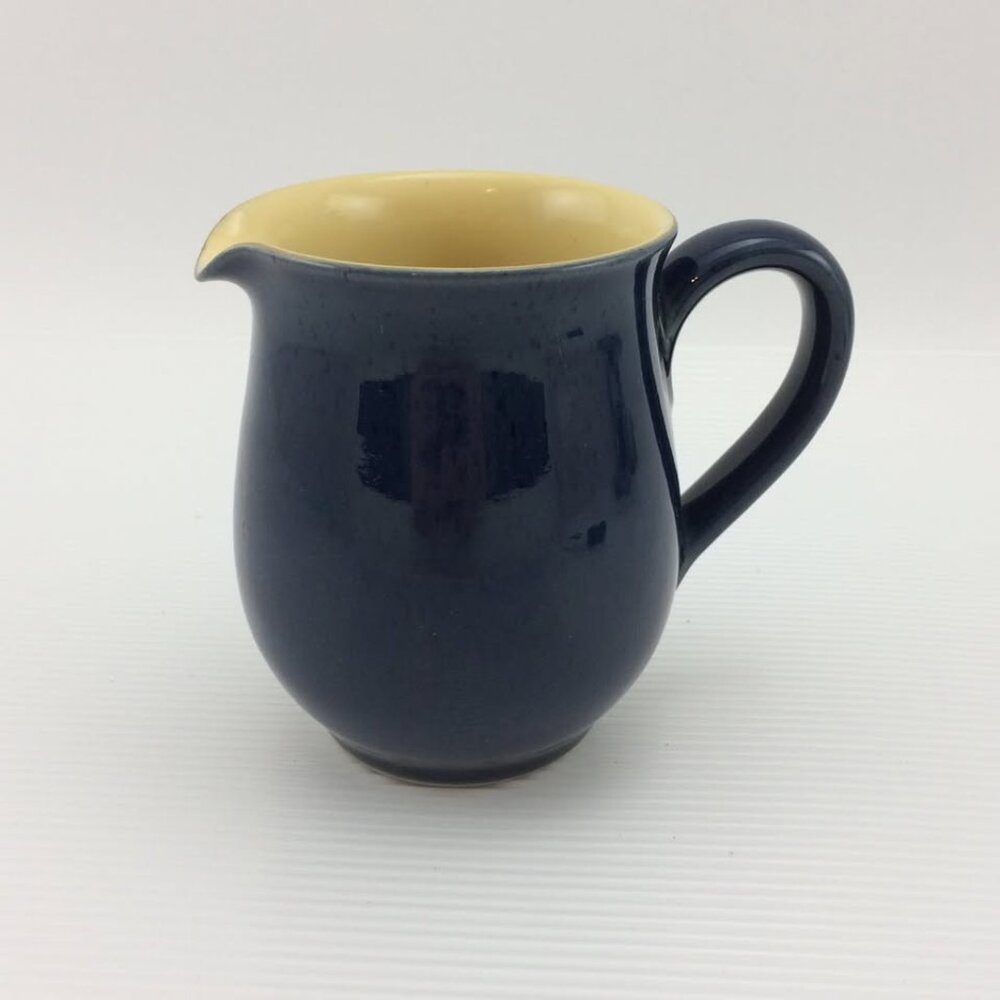 Blue Denby Stoneware 1/2 Pint Small Creamer Jug Farmhouse Cottagecore